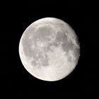 Der Mond zwei Tage nach der Mondfinsternis