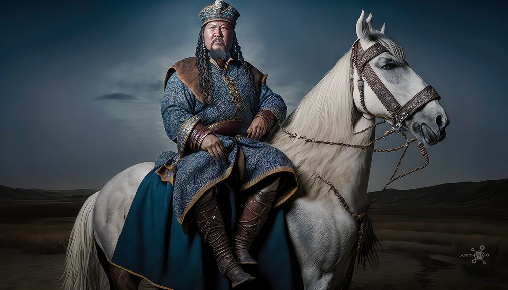 Der Mongole Foto & Bild | kunstfotografie & kultur, fotomontage ...