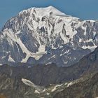 Der Mont Blanc in Chamonix Frankreich bei herausragender 70 km Sicht...