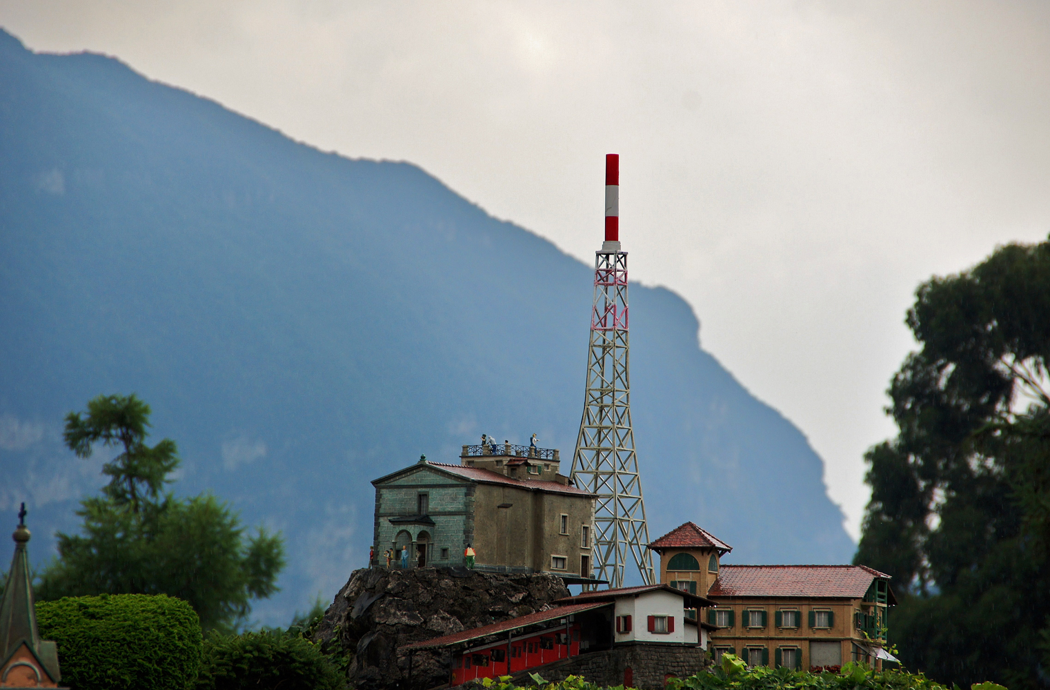 Der Monte San Salvatore -- im Modell