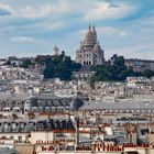 Der Montmartre-Hügel mit der Basilika Sacre-Coeur