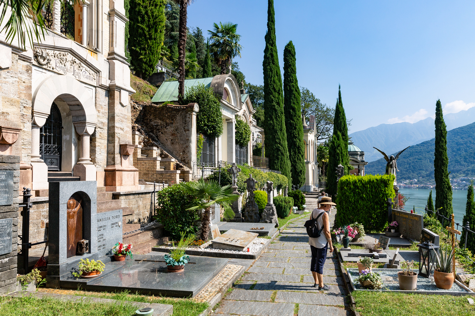 Der monumentale Friedhof von Morcote... (1)