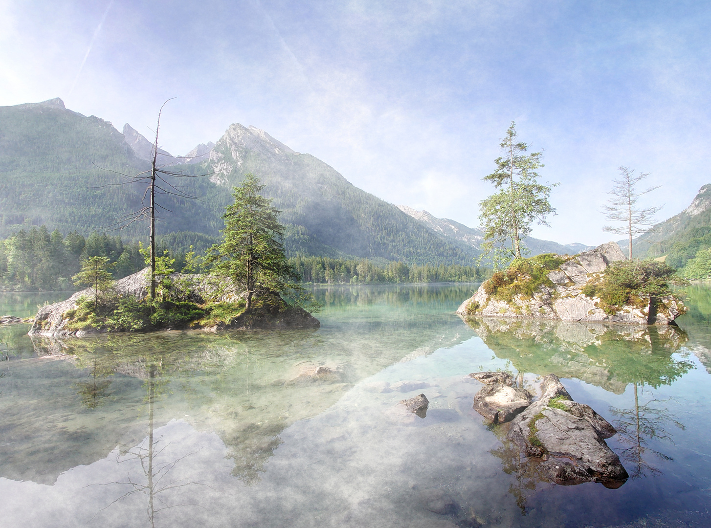 Der Morgen am Hintersee