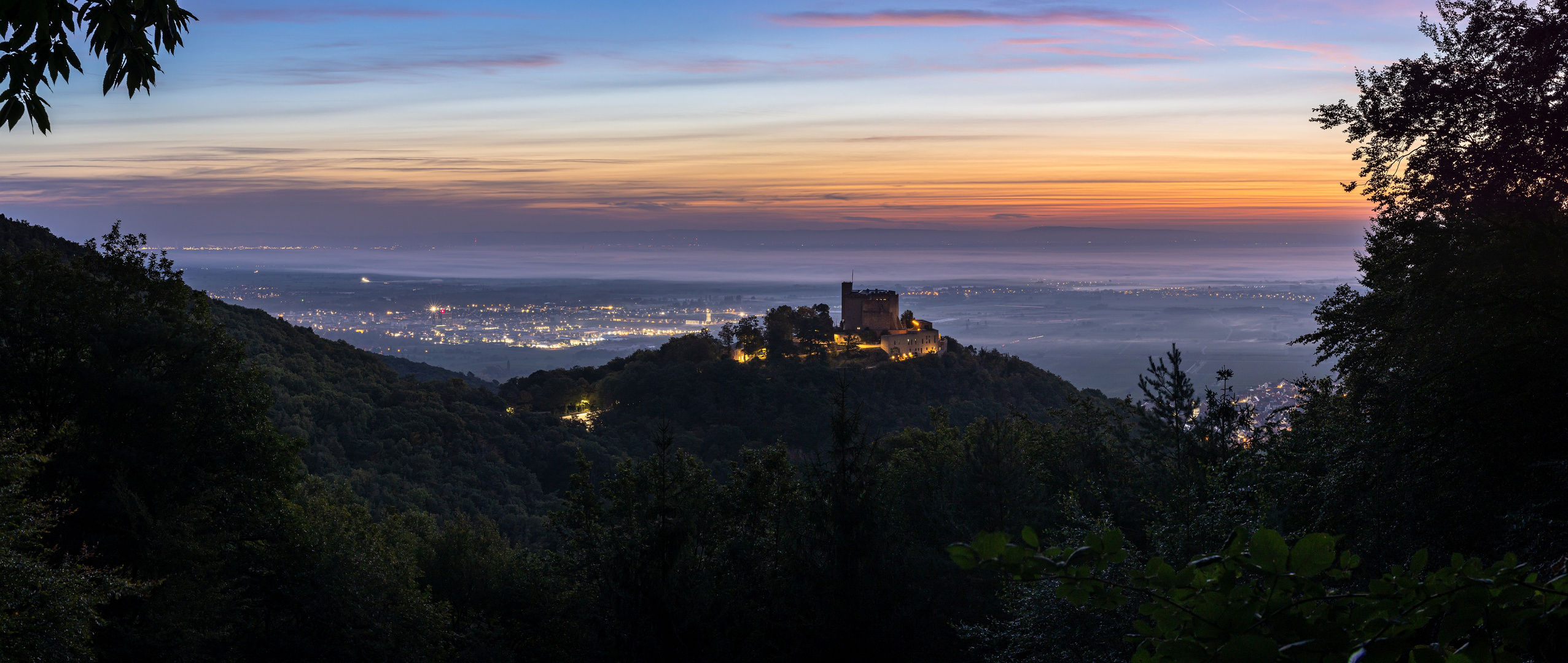 Der Morgen am Schloss ....