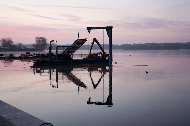 Der Morgen am See