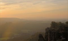 Der Morgen auf der Bastei