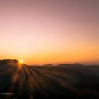 Der Morgen erwacht am Kirschfelsen