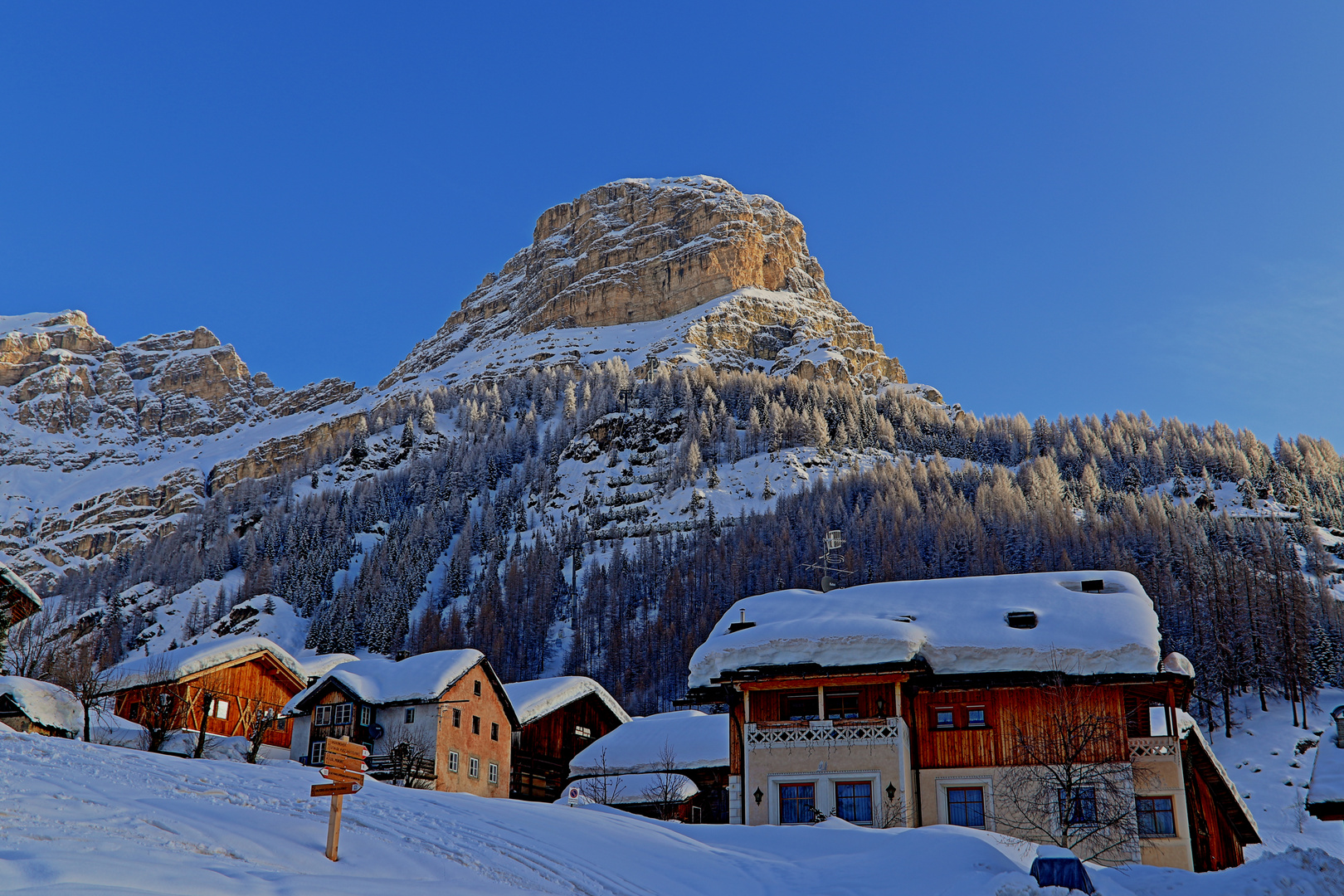 Der Morgen in colfosco