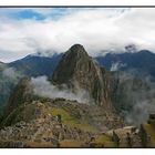 der Morgen nach dem Erdbeben am Machu Picchu/ Peru