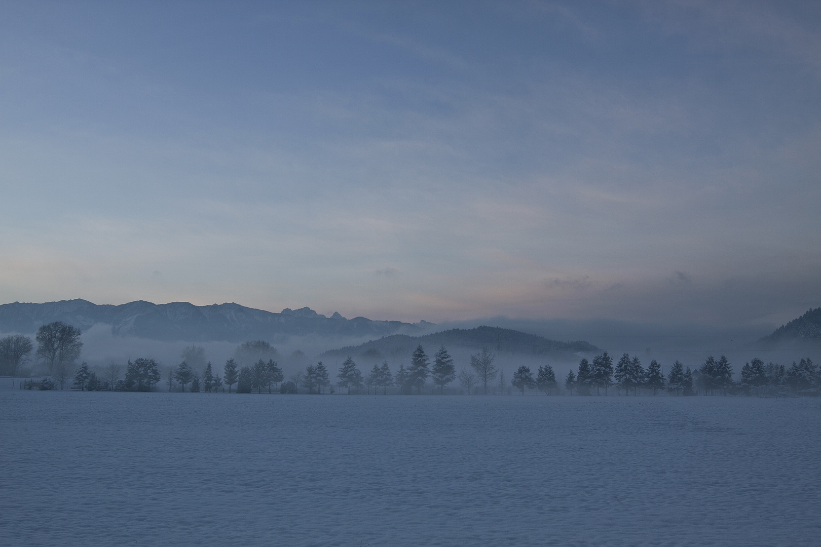 Der Morgen nach dem ersten Schnee