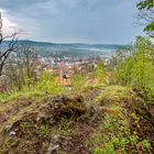 Der Morgen nach dem Regen - Blick von der Altenburg auf Pößneck (Thüringen)