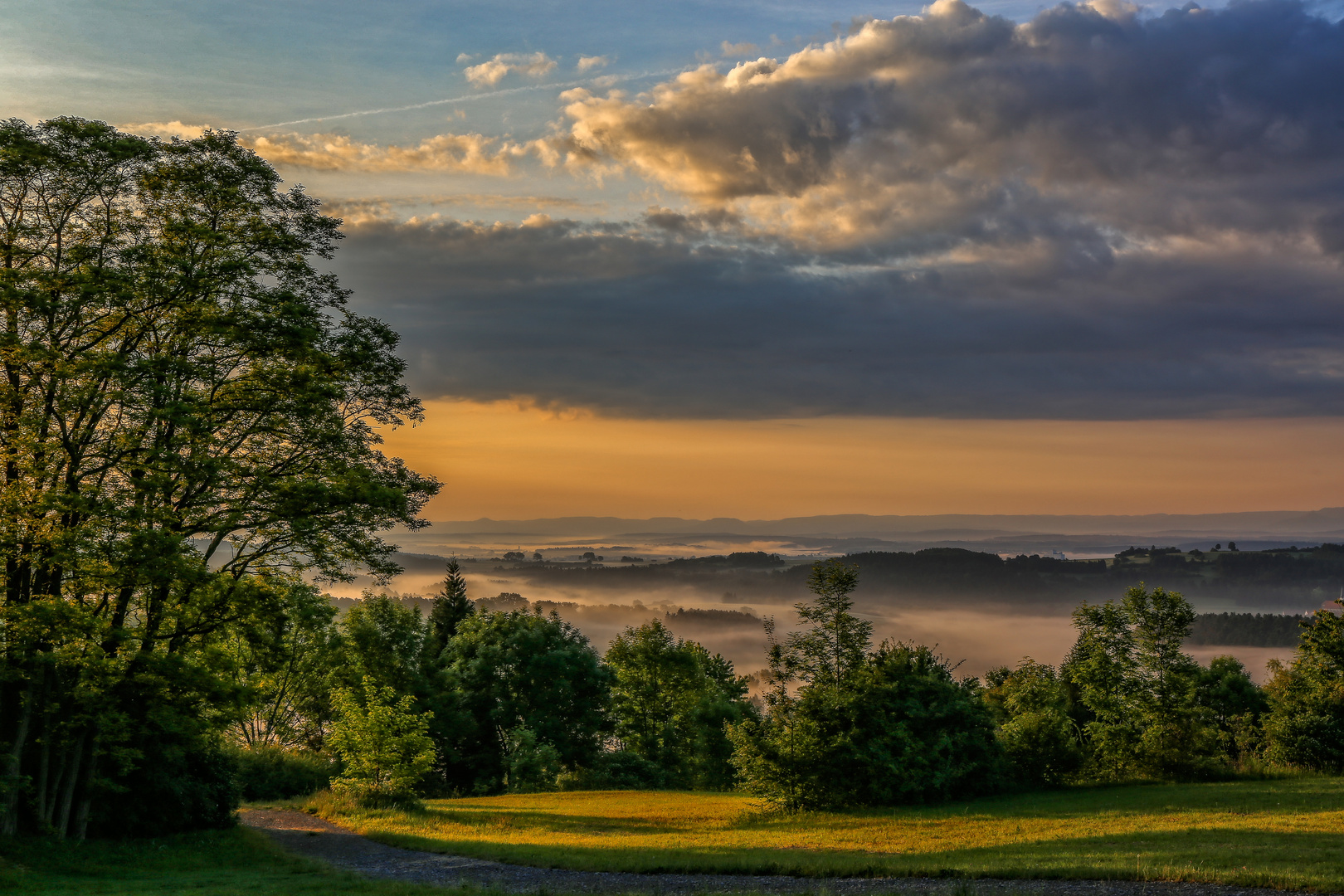 Der Morgen nach einer regnerischen Nacht....