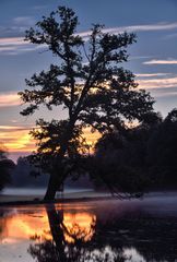 der Morgen über den Badenburger See