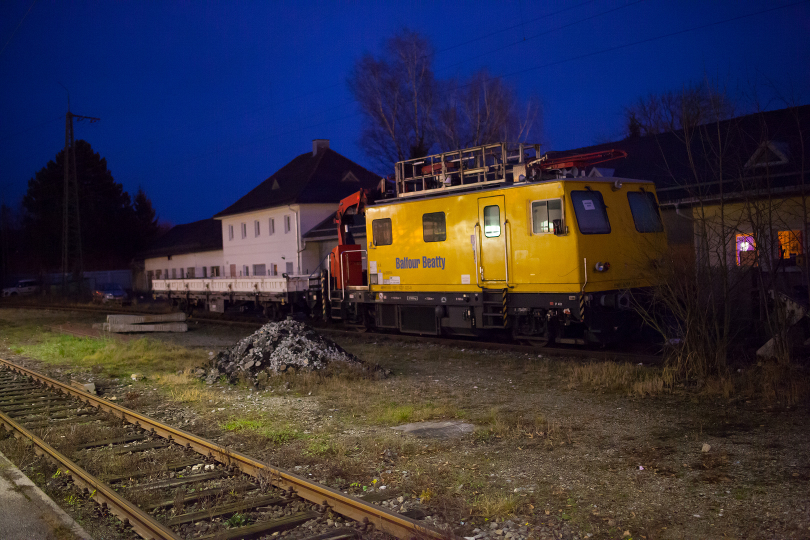 Der Motorturmwagen von Balfour Beatty