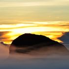 Der Mount Kinabalu in Borneo/Malaysia bei Sonnenaufgang