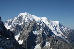 Der Mt. Blanc (4.810m)...