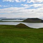 Der "Mückensee" Myvatn im Nordosten Islands