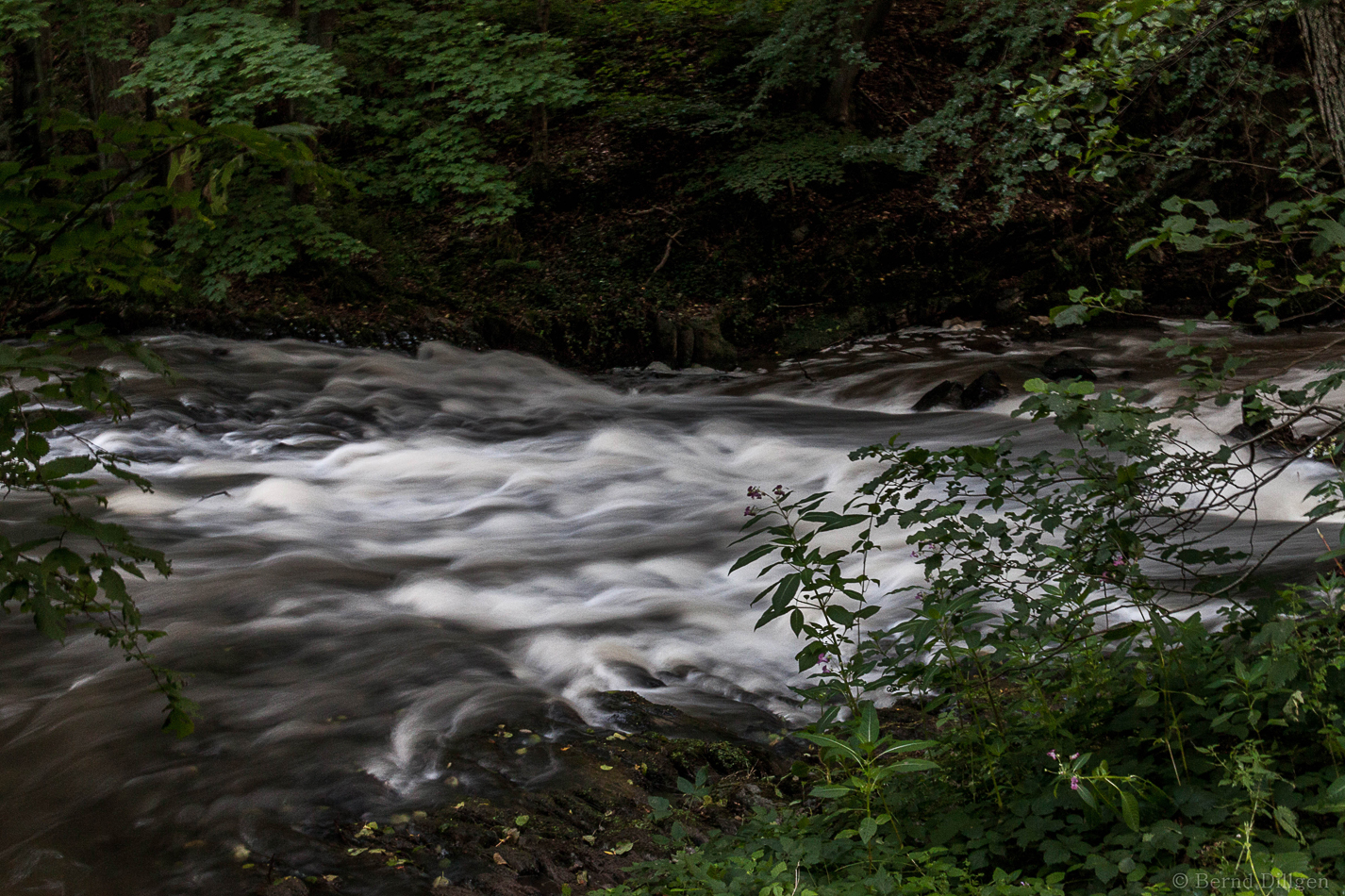 Der Mühlbach in Nassau an der Lahn..