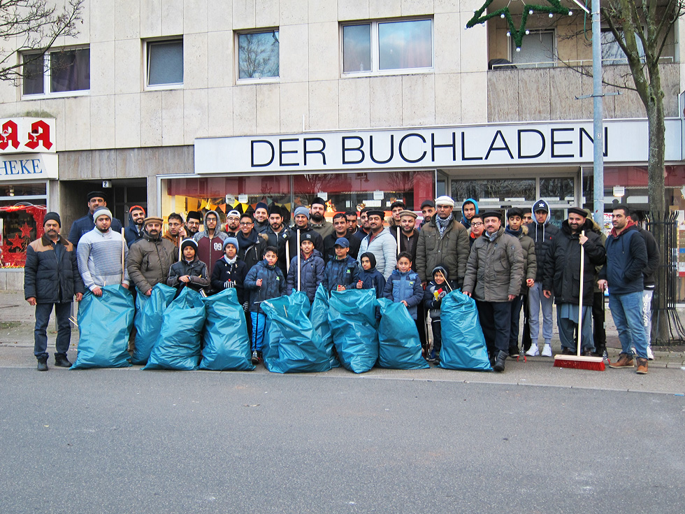 Der Müll von Silvester ist schon weg