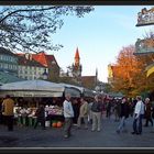 der Münchner Viktualienmarkt