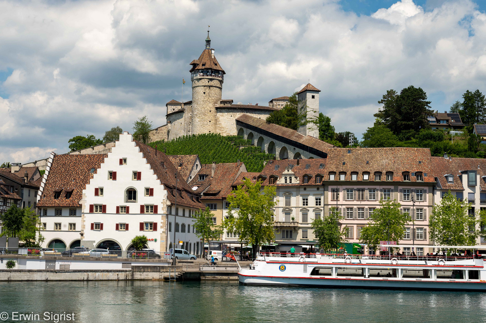 Der Munot von Schaffhausen (Schweiz)