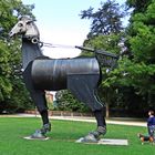 Der „Musengaul“ von Jürgen Goertz im Schlossgarten Heidelberg