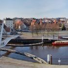 Der Museumshafen von Vegesack mit den Schiffen des Kutterveins