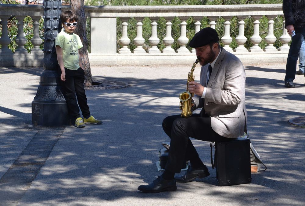 Der Musiker und der Junge