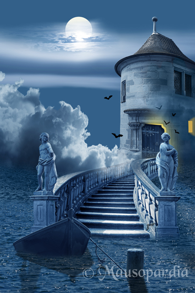 Der Mystische Turm Foto Bild Fotomontage Fantasy Mystery Mystisch Bilder Auf Fotocommunity