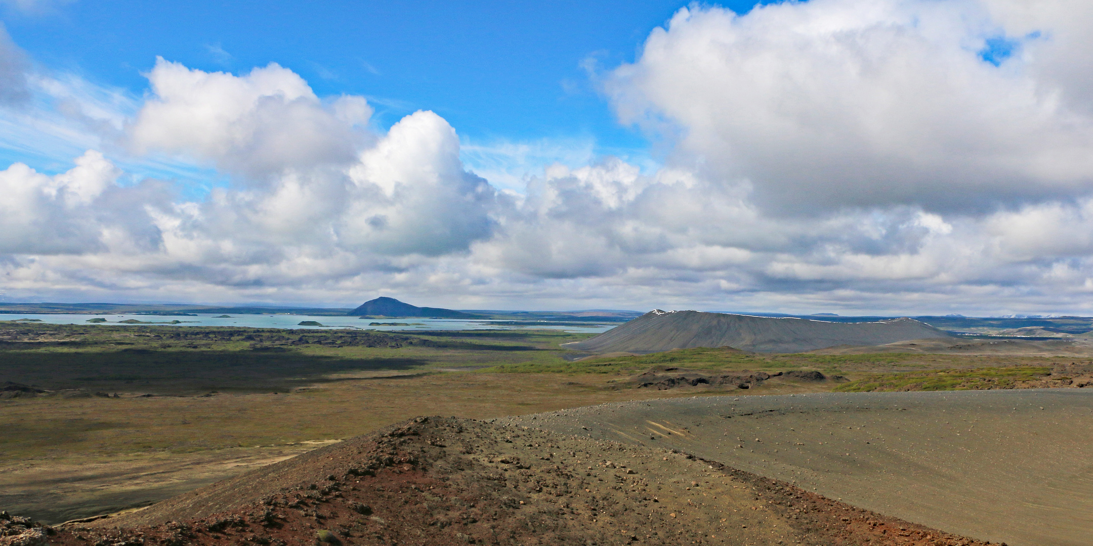 Der Myvatn (Mückensee) - im Nordosten Islands