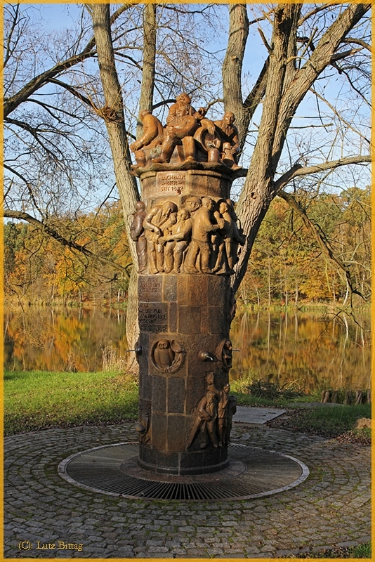 Der Nachbarbier-Brunnen von Dahlenberg