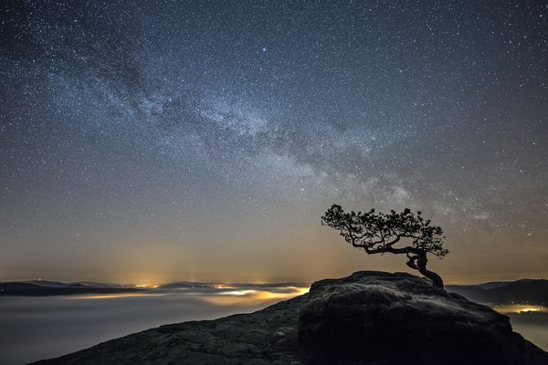 Der Nachtwächter auf dem Lilienstein