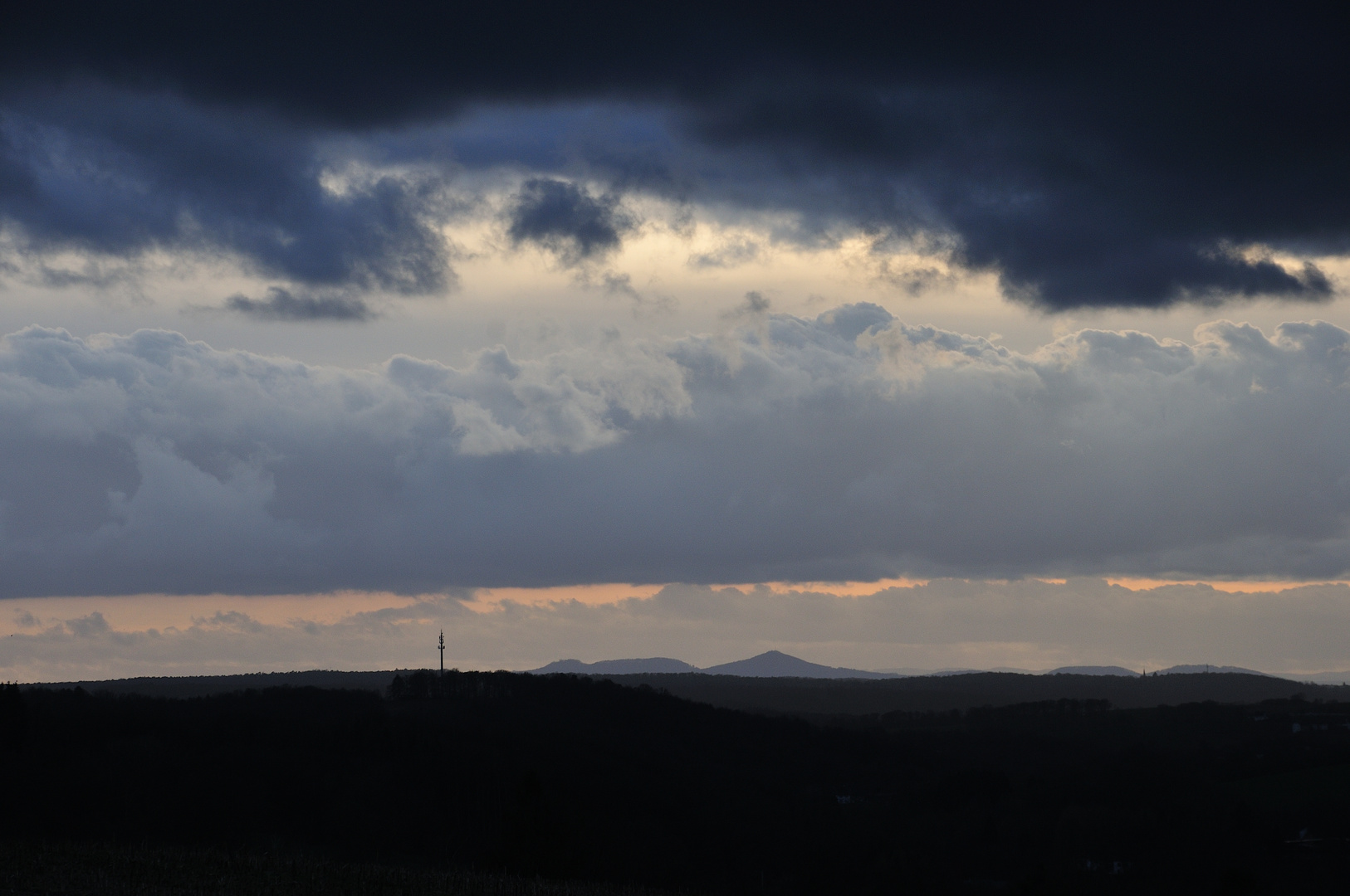 Der nächste Regenschauer kommt.