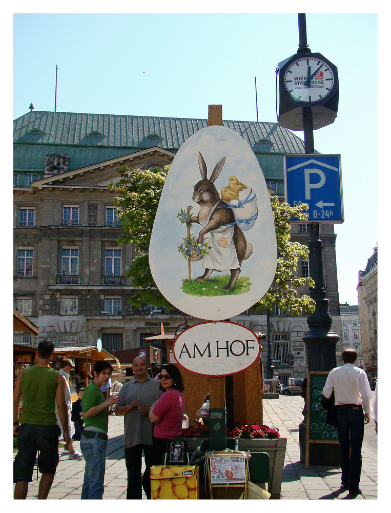 Der nächste wenn auch kleinere ostermarkt als der auf der freyung - irgendwie witzig!