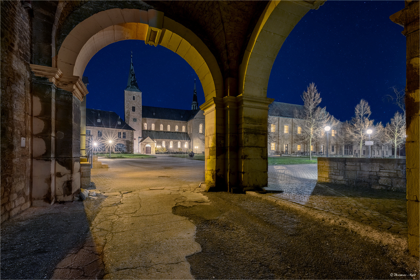 Der nächtliche Klosterhofblick...