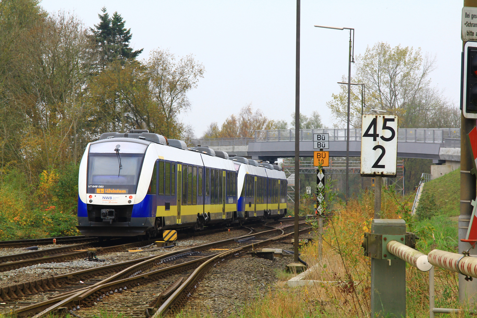 Der Nahverkehr im Sander Bahnhof