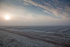 Der Natiolpark bei Westerhever im Nebel