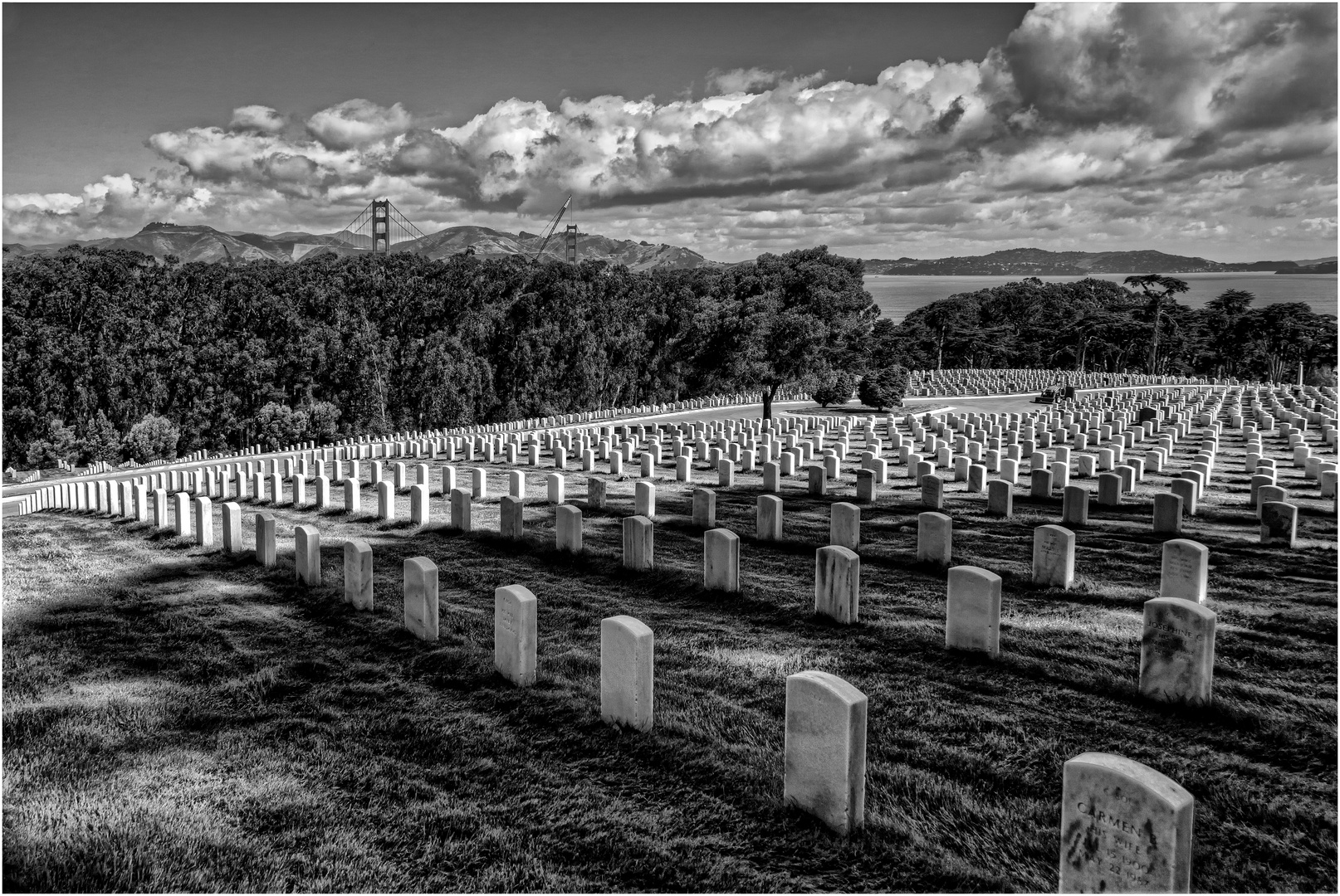 Der National Cemetery....