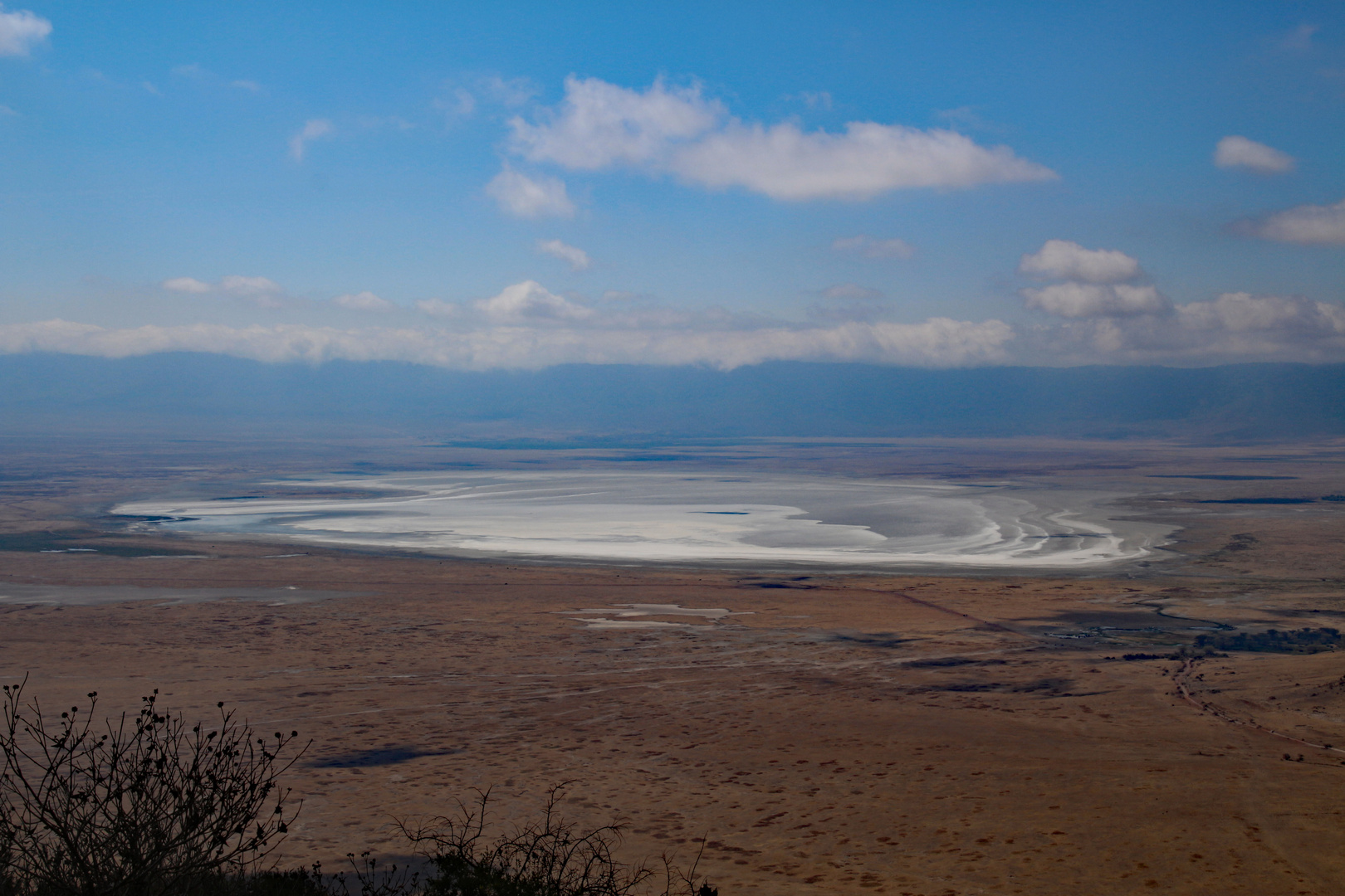 Der Natronsee im Ngorongoro-Krater