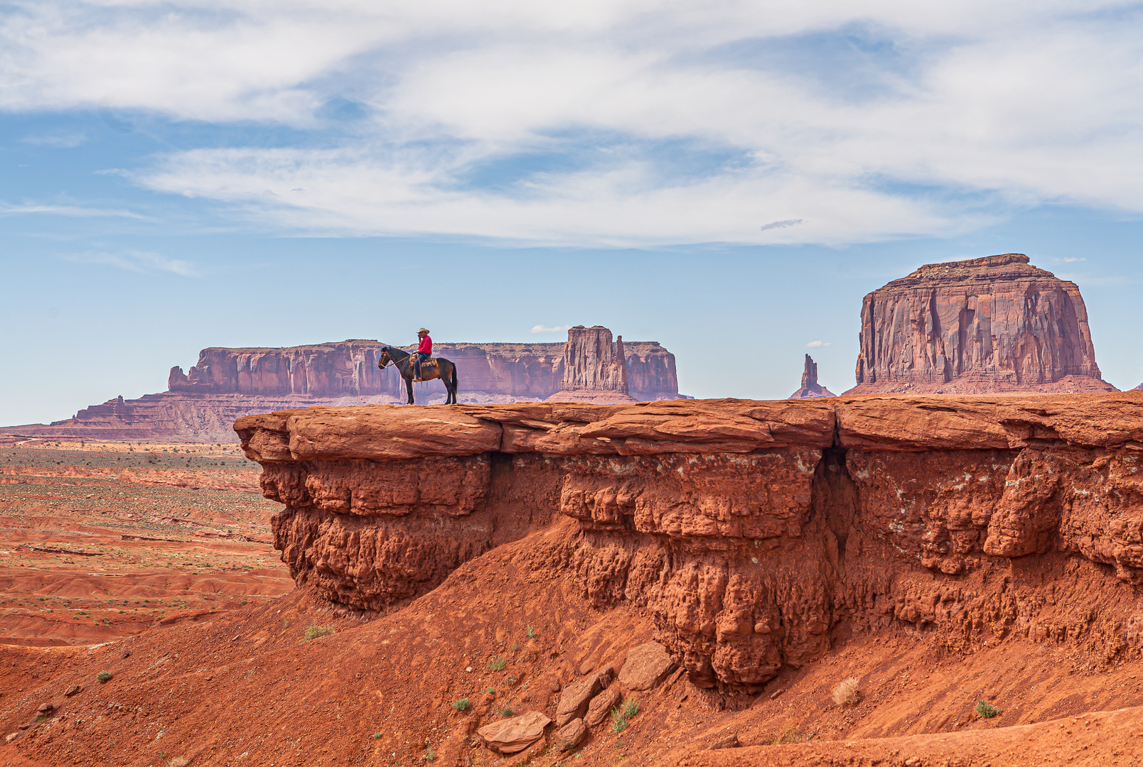 Der Navajo im Monument Valley