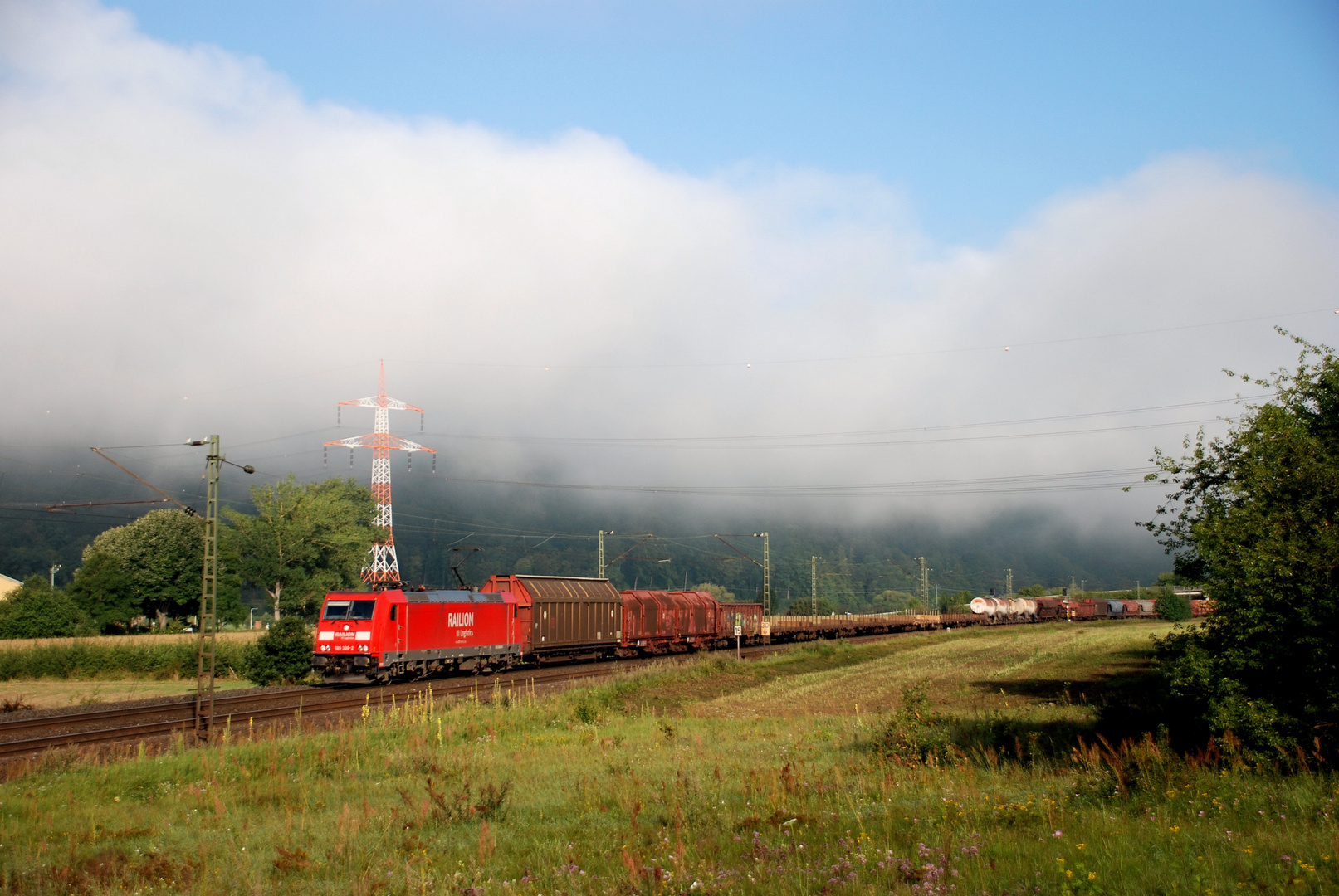 Der Nebel an perfekter Position