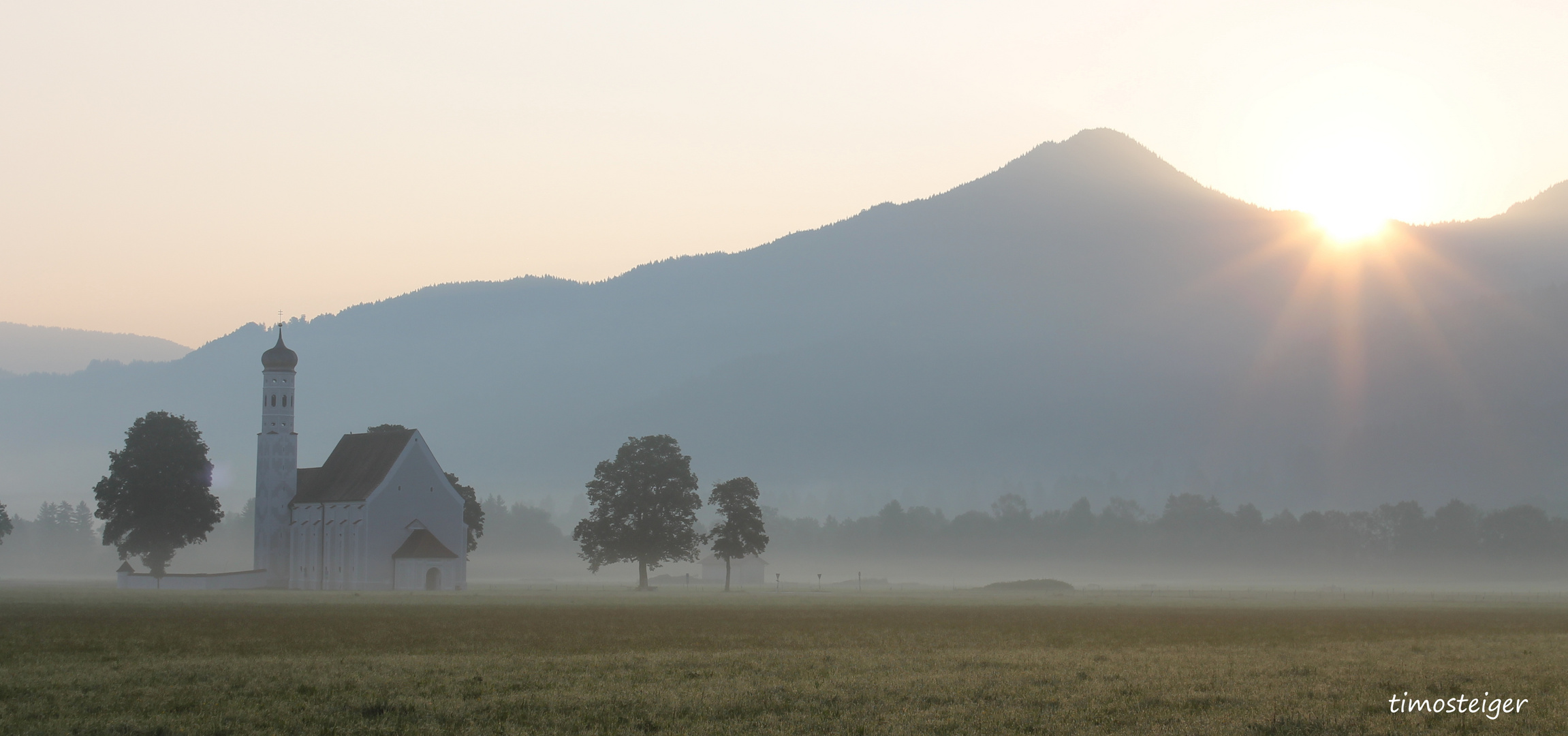 Der Nebel geht, die Sonne kommt an St. Coloman