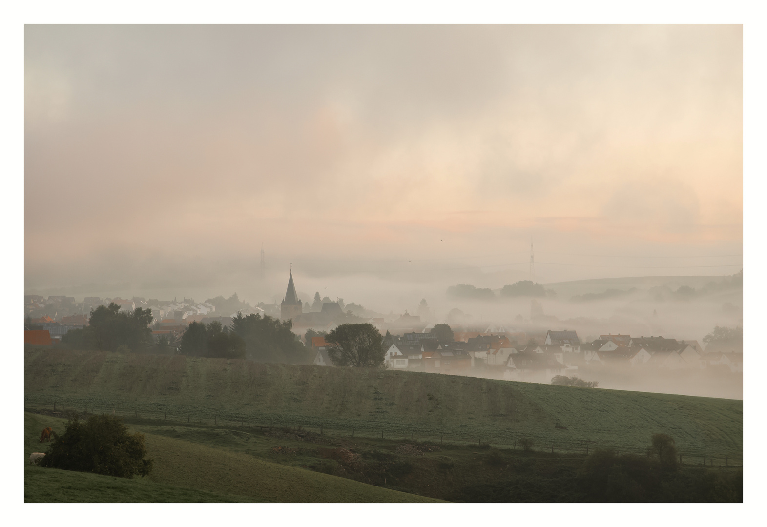 Der Nebel geht ganz leise