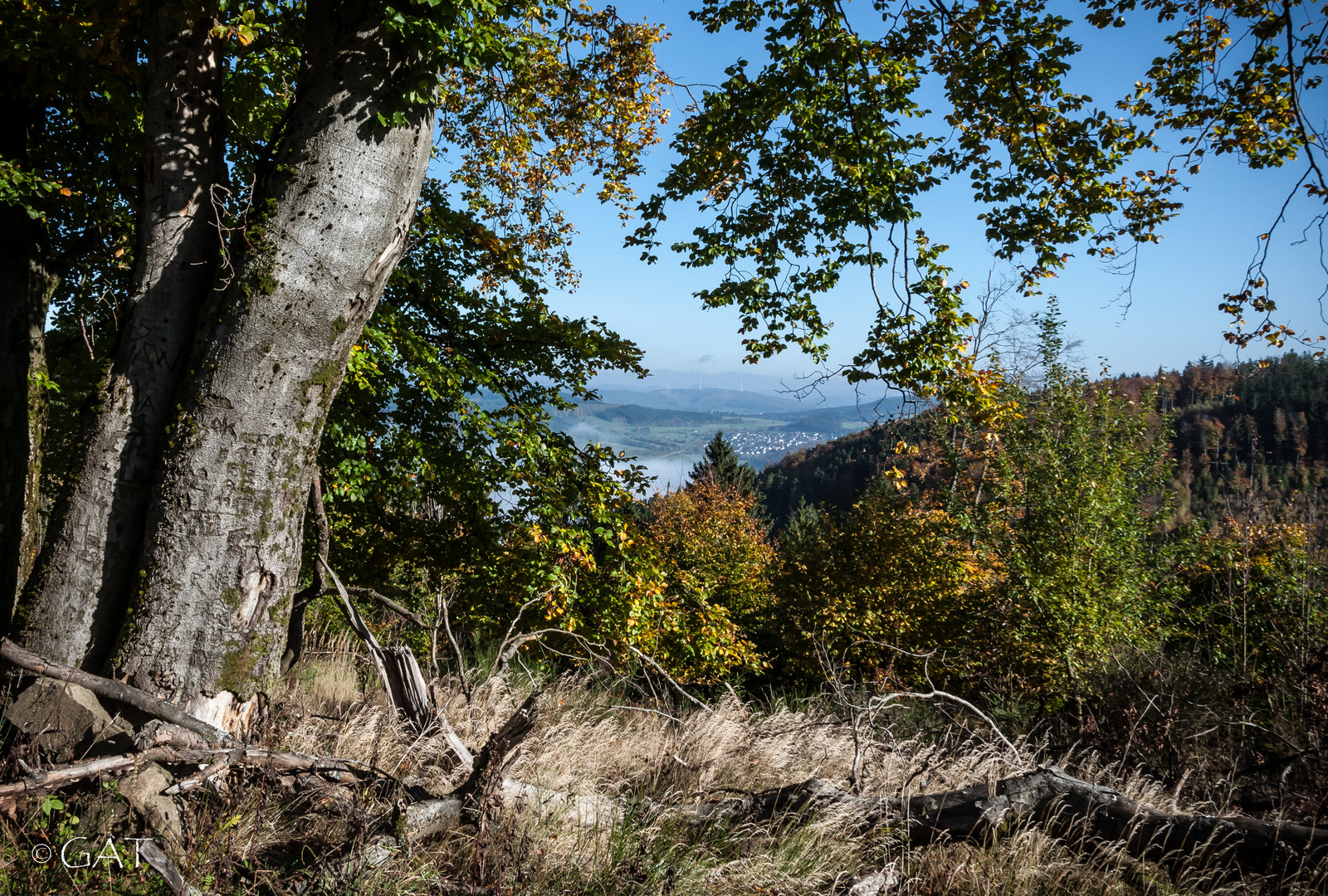 ...der Nebel hat sich ins Tal zurückgezogen.