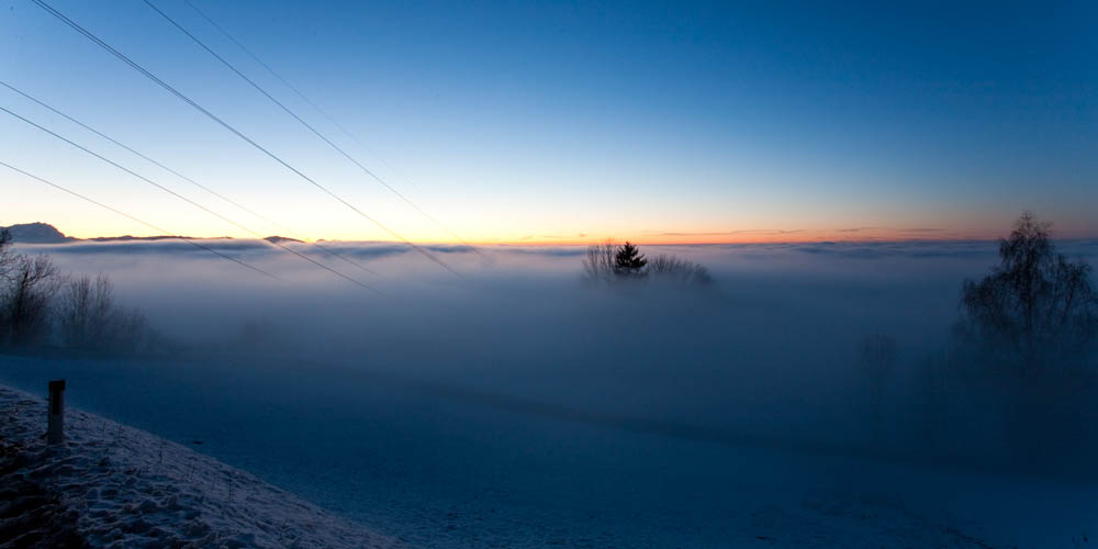 Der Nebel kommt..