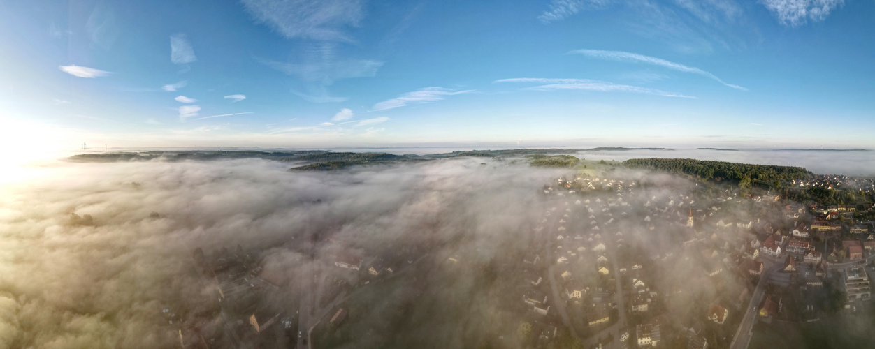 der Nebel lichtet sich