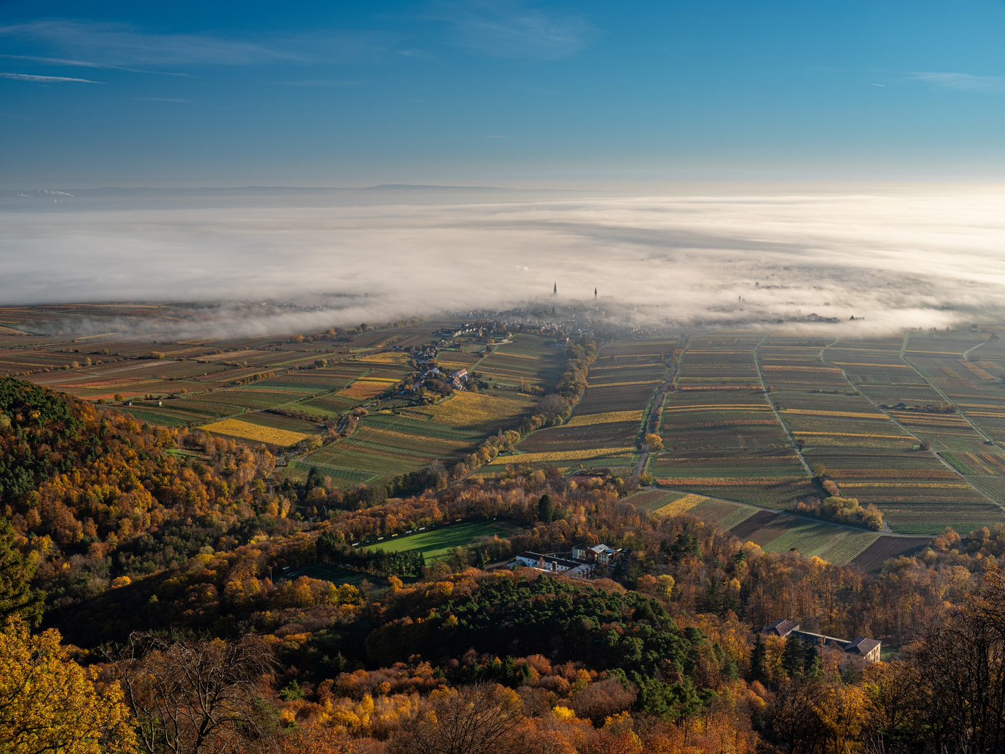 Der Nebel löst sich auf .....