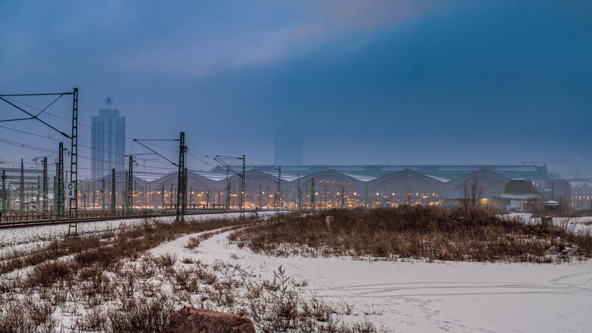 Der Nebel über dem Kopfbahnhof