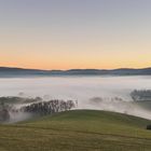 Der Nebel über dem Tal