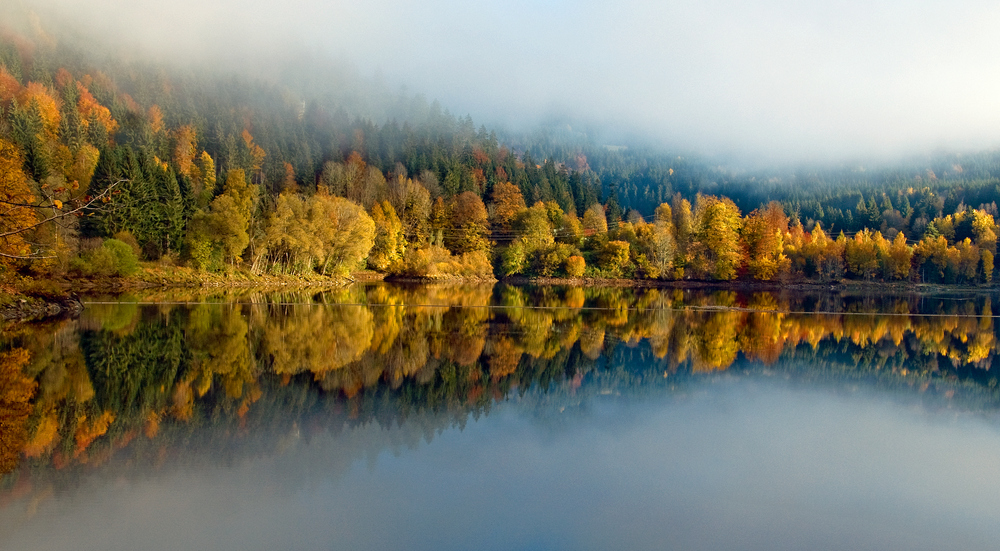 Der nebel verschwindet